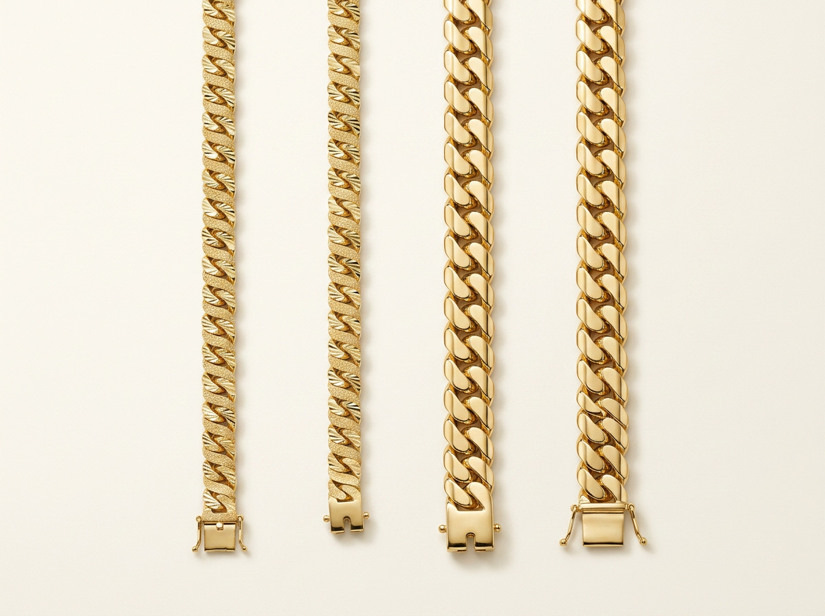 Bracelet Edit · Cuban & Diamond-Cut
