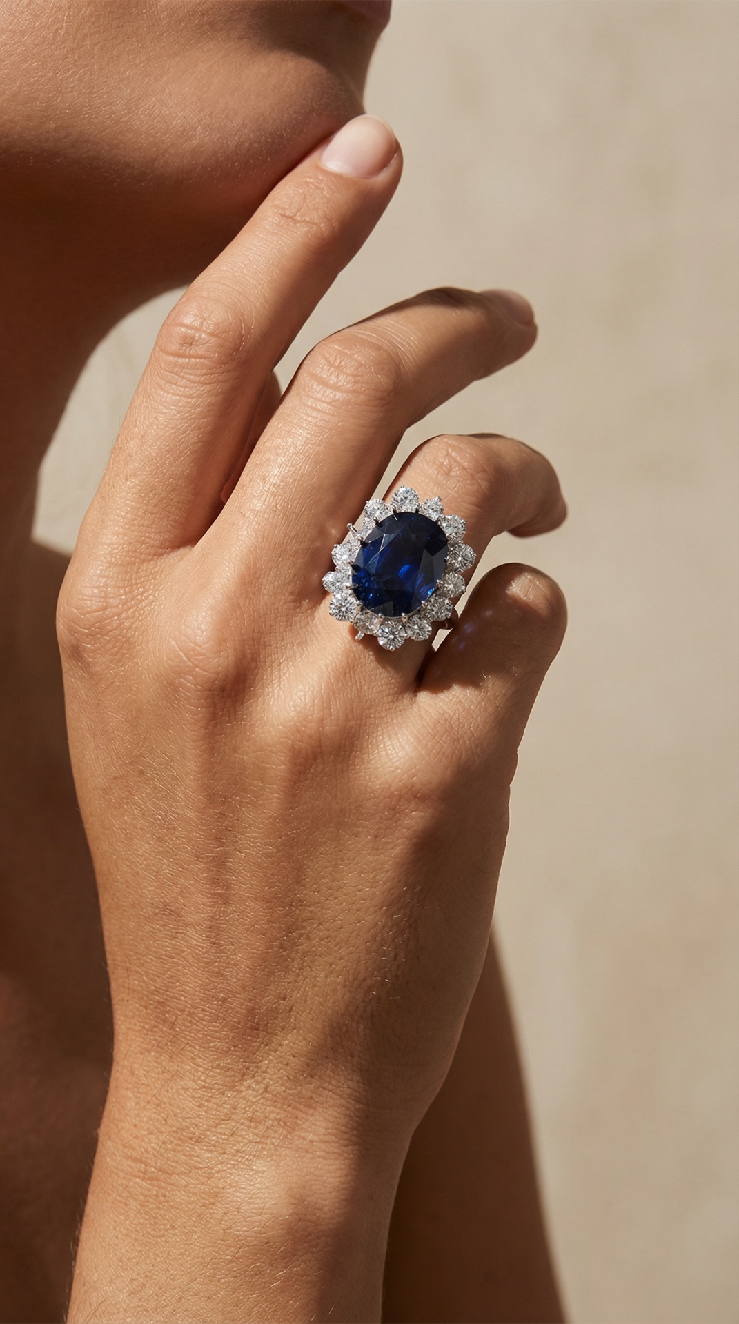 Diana Sapphire Halo