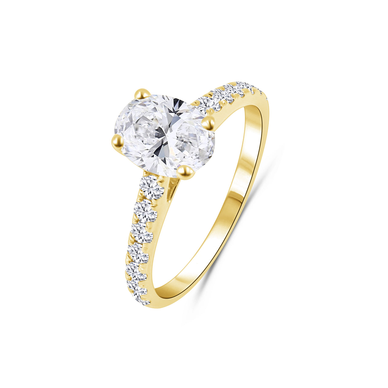 Aurelia Oval Pavé