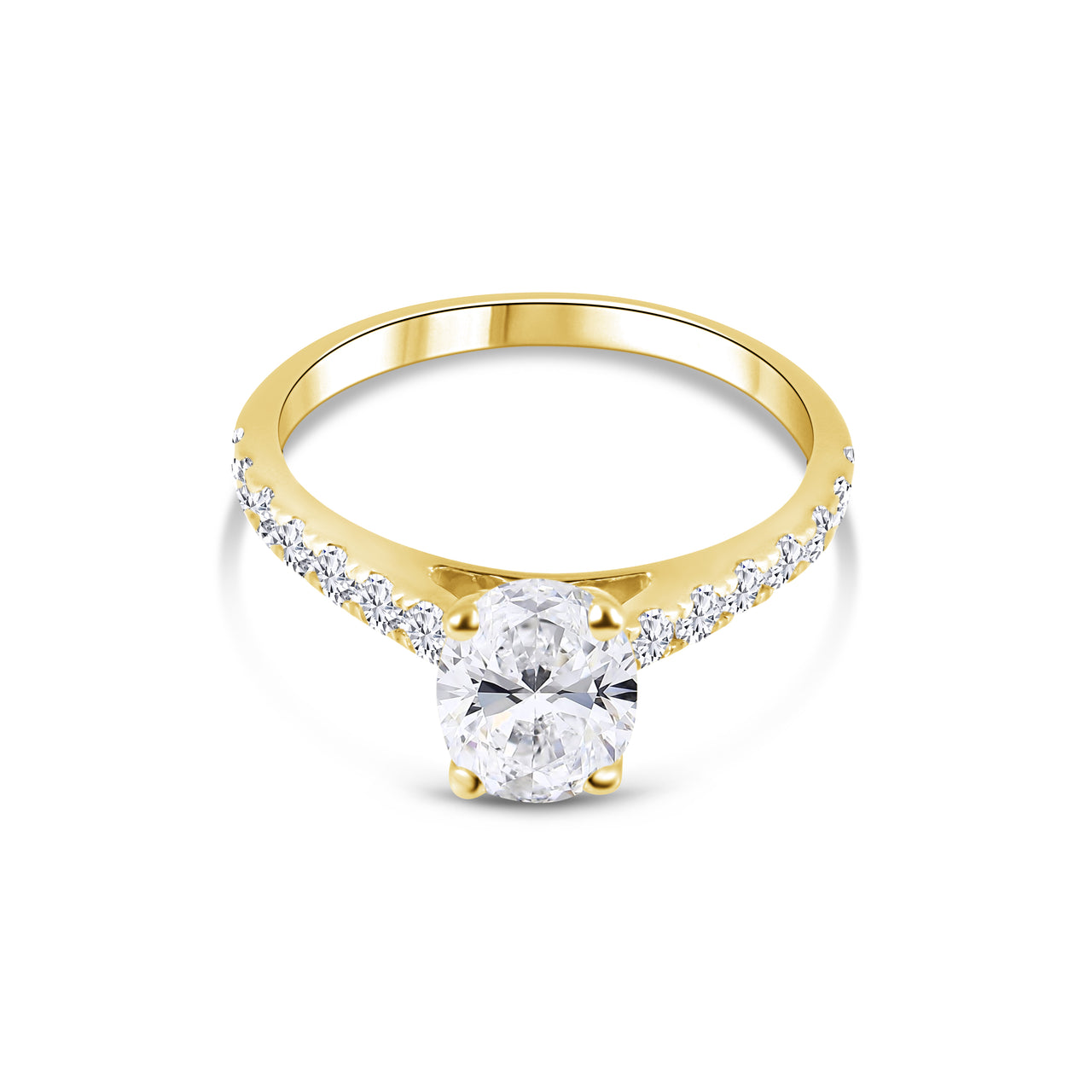 Aurelia Oval Pavé
